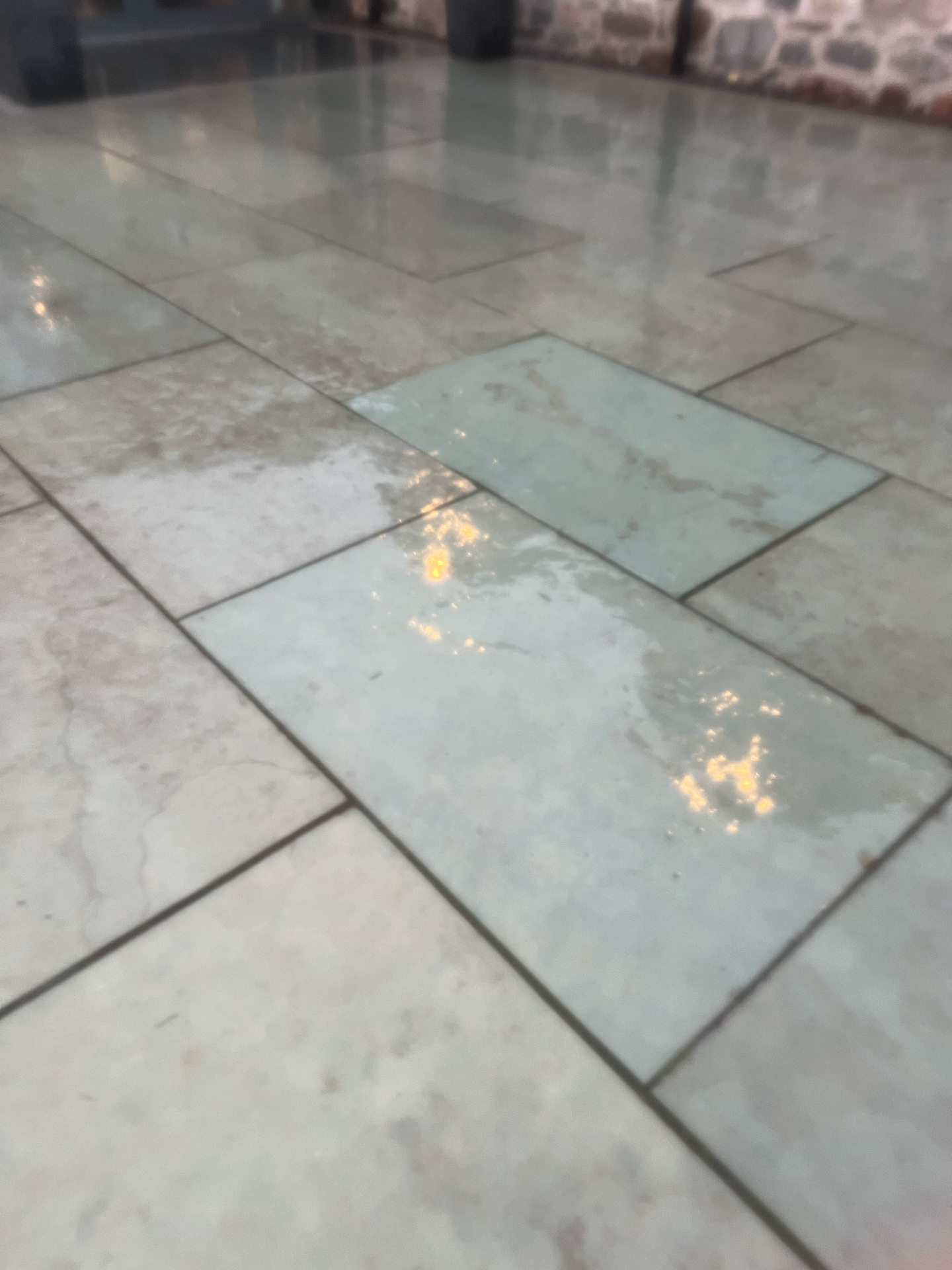 Patio deep clean after cleaning